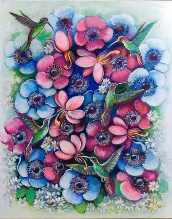 Spring mood by artist Anastasia Shimanskaya